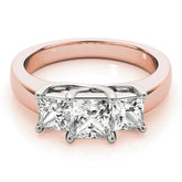 Engagement Rings 3 Stone Princess - TN83628